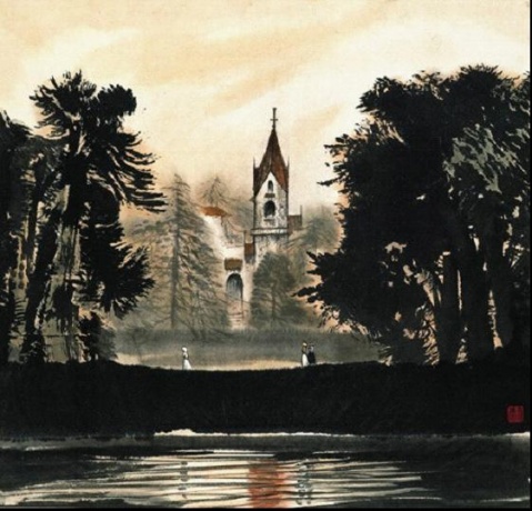 冯骥才--水墨文字 国画 - 墨中游 - 墨中游(李迪) 冯骥才--水墨文字 国画 - 墨中游 - 墨中游(李迪)