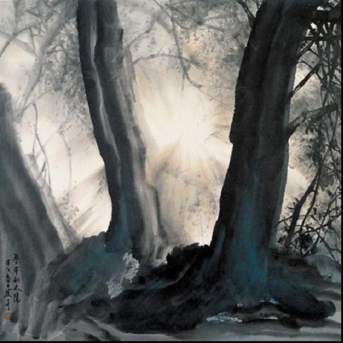 冯骥才--水墨文字 国画 - 墨中游 - 墨中游(李迪) 冯骥才--水墨文字 国画 - 墨中游 - 墨中游(李迪)