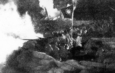 “八·一三”淞沪抗战中彻夜血战中的我军阵地