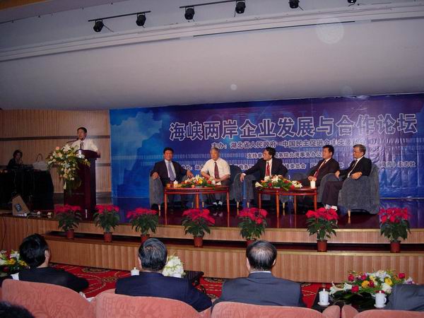 访谈式交流:四位嘉宾接受湖北卫视采访并回答了听众的提问