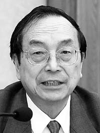 全国人大常委会副委员长 农工党中央主席 蒋正华