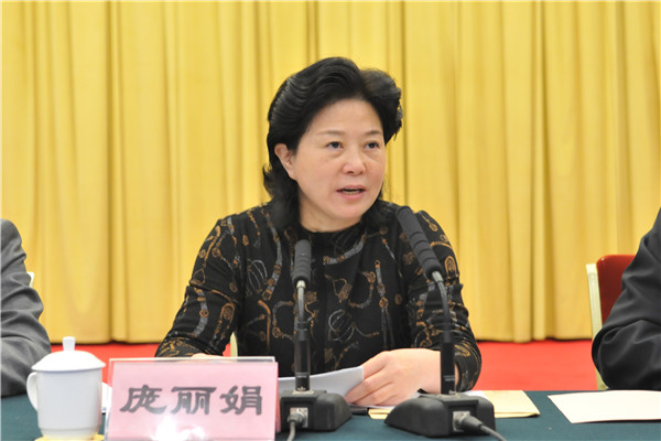 庞丽娟出席民进教育委员会主任联席会议