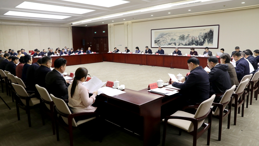 民进十五届十四次中常会在京召开