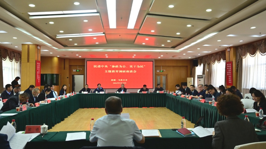蔡达峰在新疆开展“参政为公、实干为民”主题教育调研