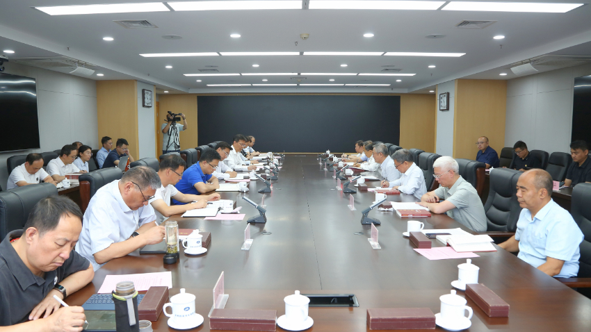 蔡达峰走访水利部黄河水利委员会并座谈